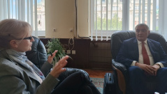 19 April 2024 National Assembly Deputy Speaker and Foreign Affairs Committee Chairperson Marina Ragus in meeting with the non-resident Armenian Ambassador to Serbia Ashot Hovakimyan 